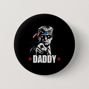 Macaron Rond 5 Cm Trump Papa 2025 Officiel Trump Papa Drôle 2