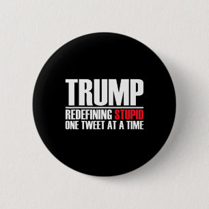 Macaron Rond 5 Cm Trump - Redéfinir bête un tweet à la fois