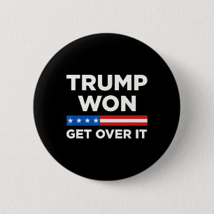 Macaron Rond 5 Cm Trump remporte la victoire 2024 Donald Trump rempo