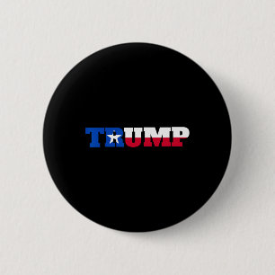 Macaron Rond 5 Cm Trump Texans pour Trump