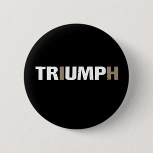 Macaron Rond 5 Cm Trump Triomphe 47e président des États-Unis