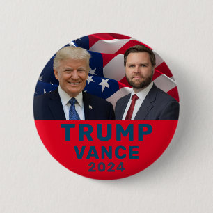 Macaron Rond 5 Cm Trump Vance
