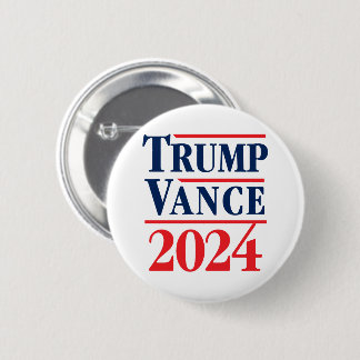 Macaron Rond 5 Cm Trump Vance 2024