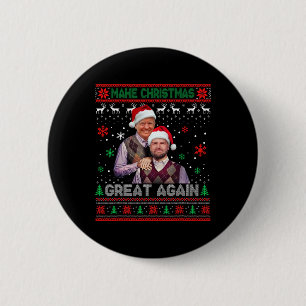 Macaron Rond 5 Cm Trump Vance 2024 Frères Funny Parodie Trump Vance