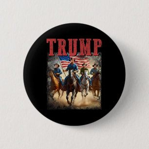 Macaron Rond 5 Cm Trump Vance Kennedy Election présidentielle 2024