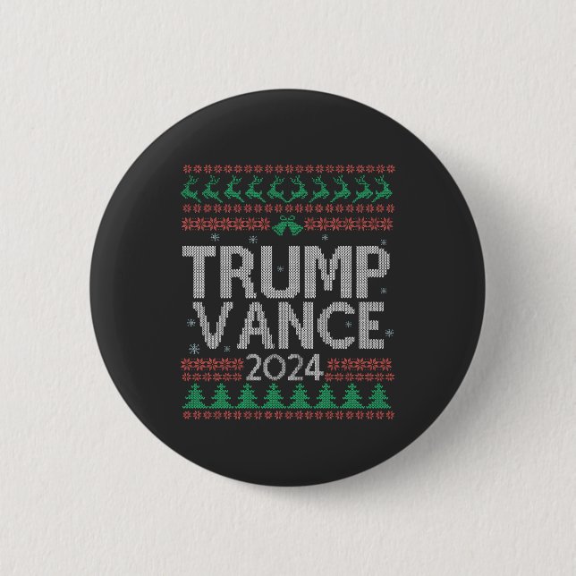 Macaron Rond 5 Cm Trump Vance Take America Back Election Vote USA (Devant)