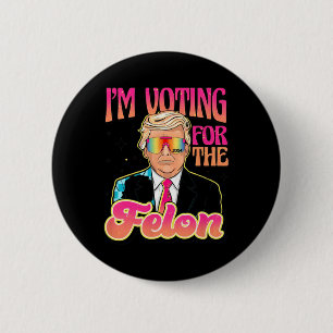 Macaron Rond 5 Cm Trump Votez 4 Trump 2024 Dons