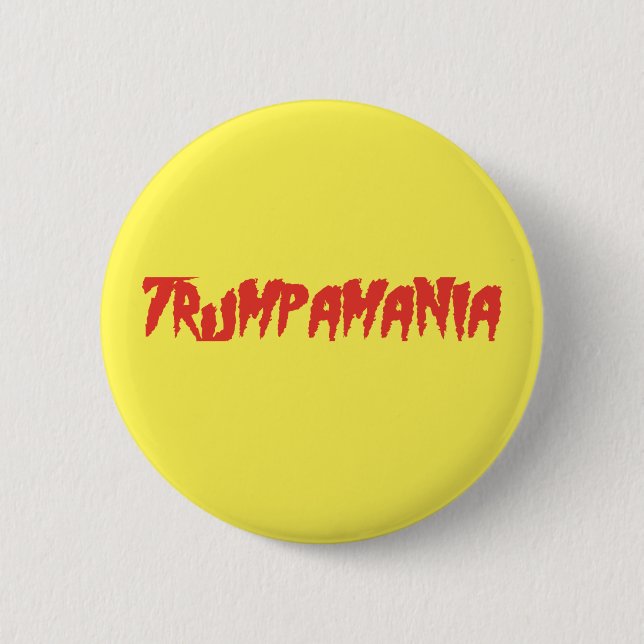 Macaron Rond 5 Cm Trumpamania (Devant)