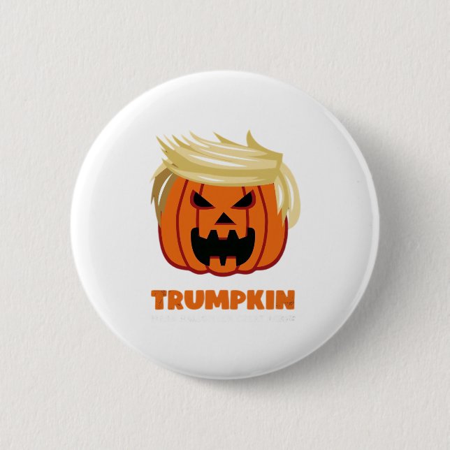 Macaron Rond 5 Cm Trumpkin Classic Design (Devant)
