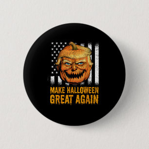 Macaron Rond 5 Cm Trumpkin Usa drôle Rendre Halloween grand