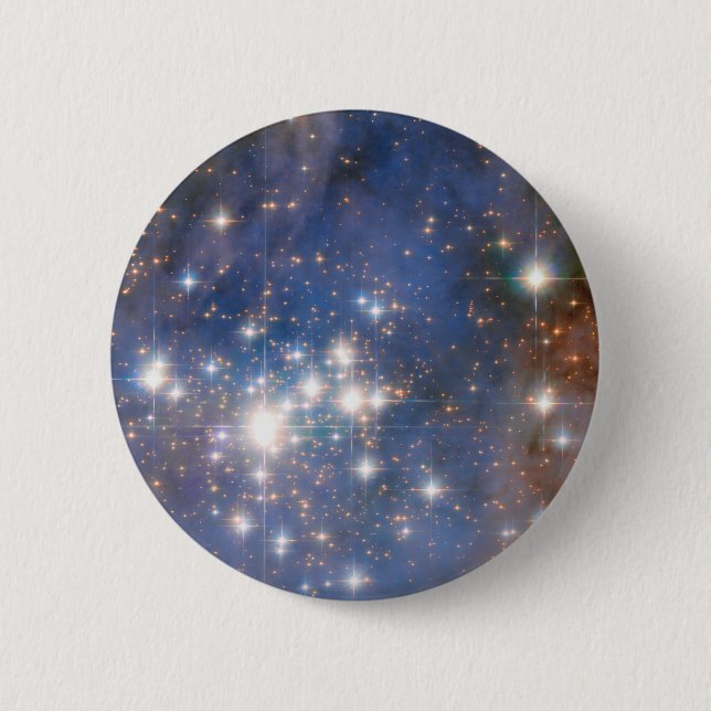Macaron Rond 5 Cm Trumpler Star Cluster 14. (Devant)