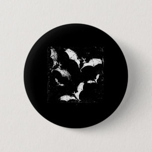 Macaron Rond 5 Cm Ts Vampire Horreur Éffrayant Art Halloween Goth Al