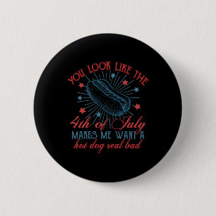 Macaron Rond 5 Cm Tu As L'Air Que Le 4 juillet Me Fait Vouloir Chaud