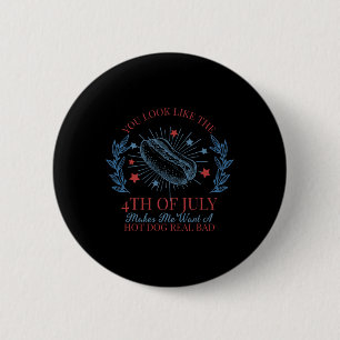 Macaron Rond 5 Cm Tu As L'Air Que Le 4 juillet Me Fait Vouloir Un Ch