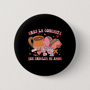 Macaron Rond 5 Cm Tu es la petite conque qui adoucit mon amour mexic