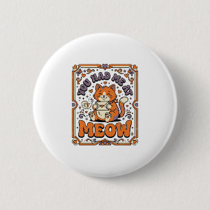 Macaron Rond 5 Cm Tu M'as Eu À Miaou Chat Saint-Valentin Amour Vinta