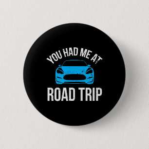 Macaron Rond 5 Cm Tu M'as Eu à Road Trip Rv Voyage Vacances Voiture