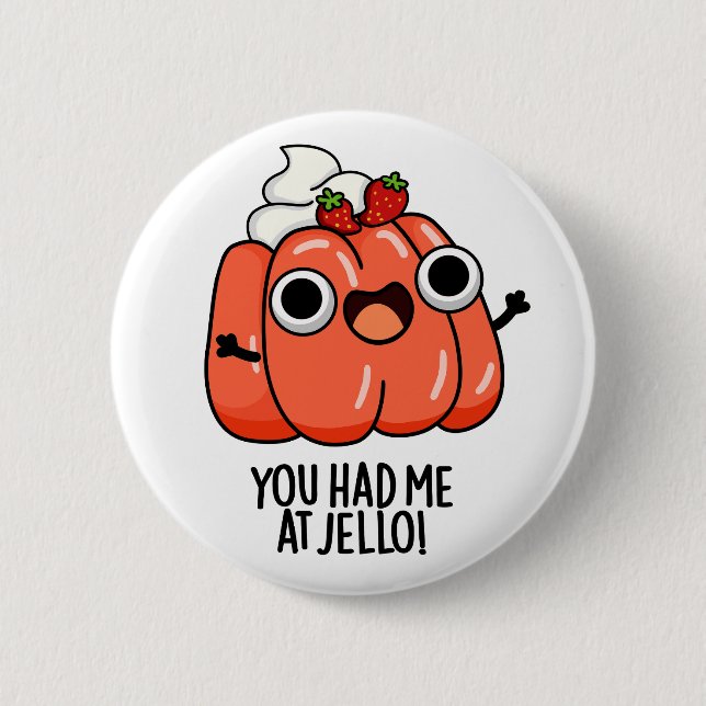 Macaron Rond 5 Cm Tu M'As Eu Au Jello Funny Snack Pun (Devant)