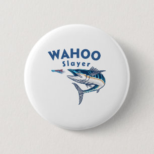 Macaron Rond 5 Cm Tueur de Wahoo pêche en eau salée Wahoo