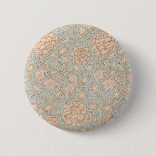 Macaron Rond 5 Cm Tulipe sauvage de William Morris, design floral