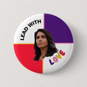 Macaron Rond 5 Cm Tulsi Gabbard 2020