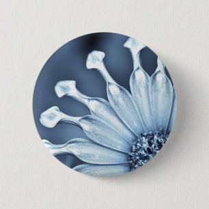 Macaron Rond 5 Cm Tunicier bleu de Bell avec le filtre de sélénium