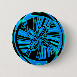 Macaron Rond 5 Cm Tunnel bleu tripant