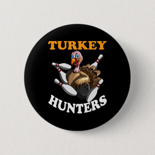 Macaron Rond 5 Cm Turquie chasseurs Turquie Thanksgiving Bowling Hn 