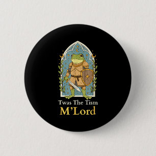 Macaron Rond 5 Cm Twas The Tism M Lord Frog Knight - Sensibilisation