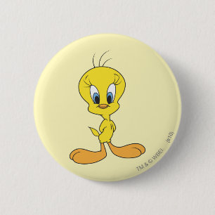 Macaron Rond 5 Cm TWEETY™ Fière
