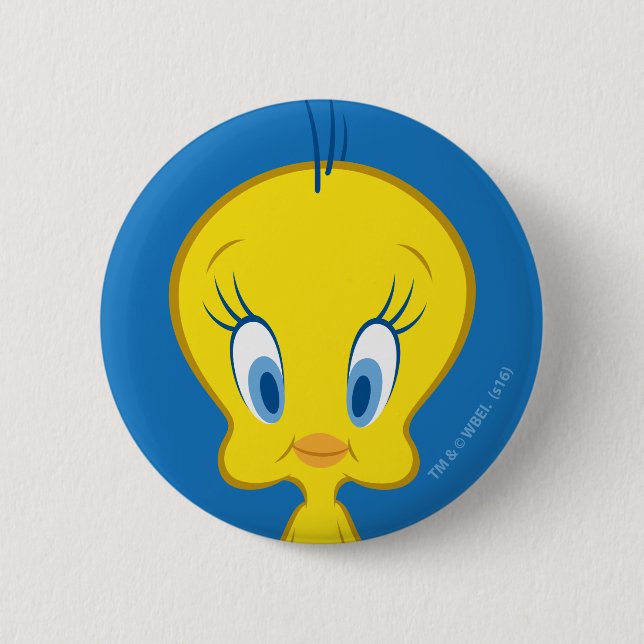 Macaron Rond 5 Cm TWEETY | Innocent Little Bird (Devant)