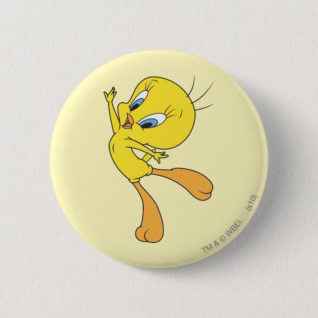 Macaron Rond 5 Cm TWEETY™ See Me Fly (Devant)