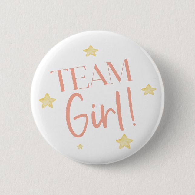 Macaron Rond 5 Cm Twinkle Little Star Team Boy Blue Gender Reveal (Devant)