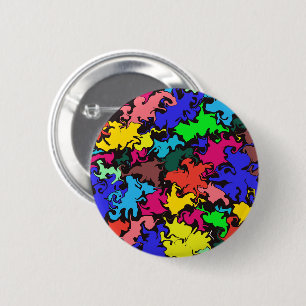 Macaron Rond 5 Cm Twirl coloré Abstrait /