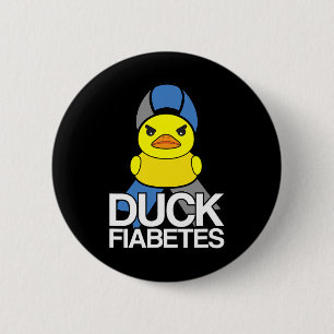 Macaron Rond 5 Cm Type 1 Diabète Canard Fiabète T1d Sensibilisation