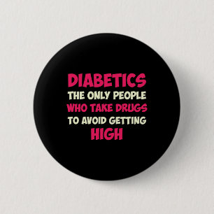Macaron Rond 5 Cm Type 1 Diabète Mère Mère T1d Sensibilisation au di
