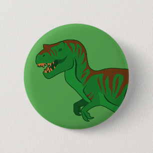 Macaron Rond 5 Cm Tyrannosaurus