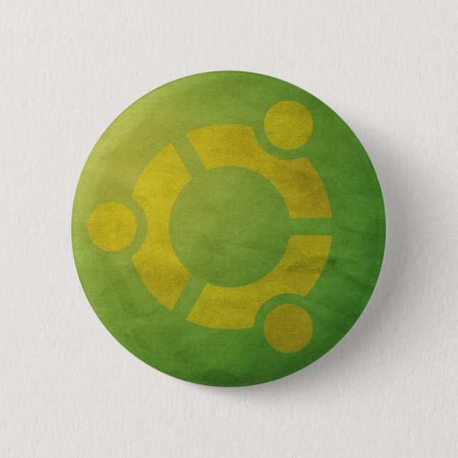 Macaron Rond 5 Cm Ubuntu (Devant)