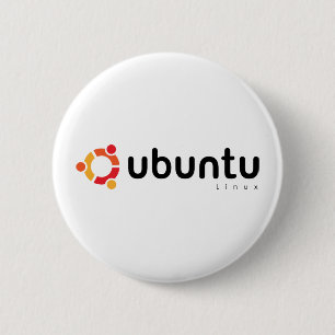 Macaron Rond 5 Cm Ubuntu Linux Open Source