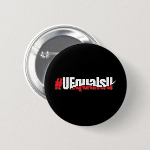 Macaron Rond 5 Cm UEqualsU VIH Indétectable Art non transmettable