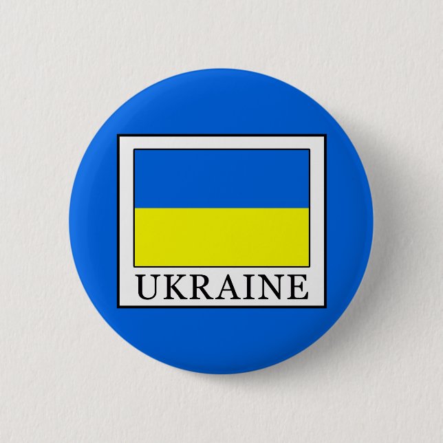 Macaron Rond 5 Cm Ukraine (Devant)
