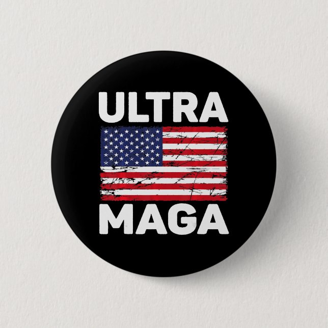 Macaron Rond 5 Cm Ultra MAGA 22 (Devant)