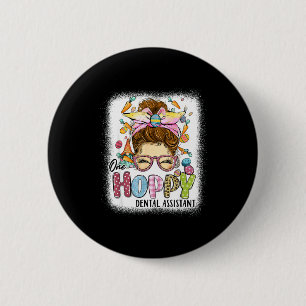 Macaron Rond 5 Cm Un assistant dentaire sauteur léopard lapin chigno