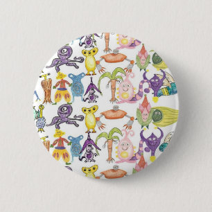Macaron Rond 5 Cm Un bon nombre de monstres