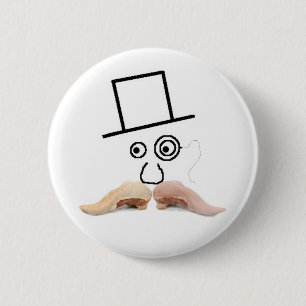 Macaron Rond 5 Cm Un bouton de moustache de viande