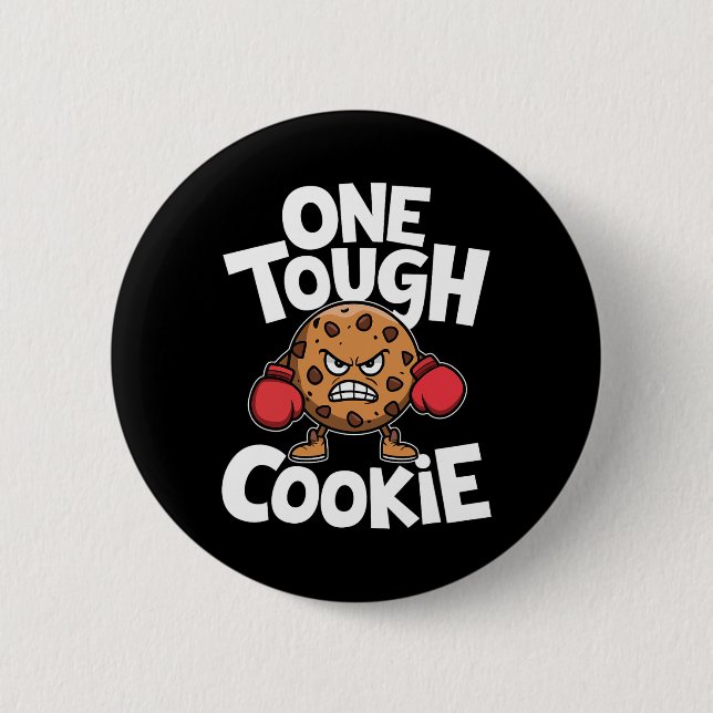 Macaron Rond 5 Cm Un Cookie Boxer Boxer Funny Cookie Loover (Devant)