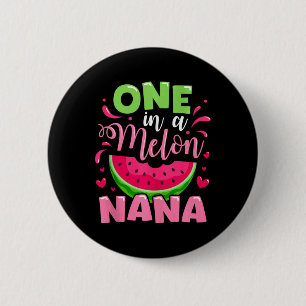 Macaron Rond 5 Cm Un Dans Un Melon Nana Summer Anniversaire Famille 