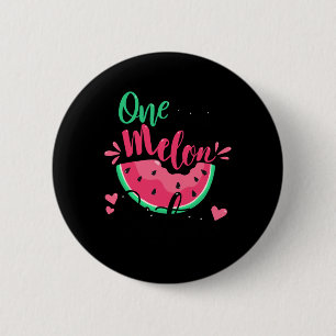 Macaron Rond 5 Cm Un Dans Une Soeur Melon Été Anniversaire Fête Matc