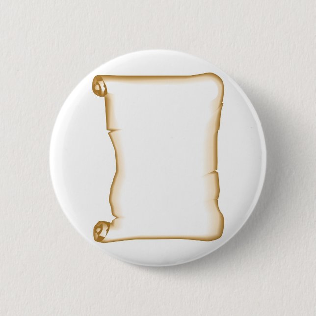 Macaron Rond 5 Cm Un défilement de parchemin (Devant)