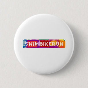 Macaron Rond 5 Cm Un grand cadeau de Triathlon pour votre ami ou fam